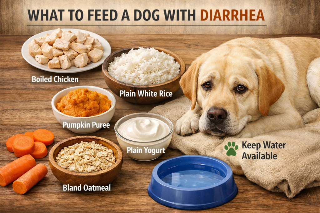 what to feed a dog with hiarrhea