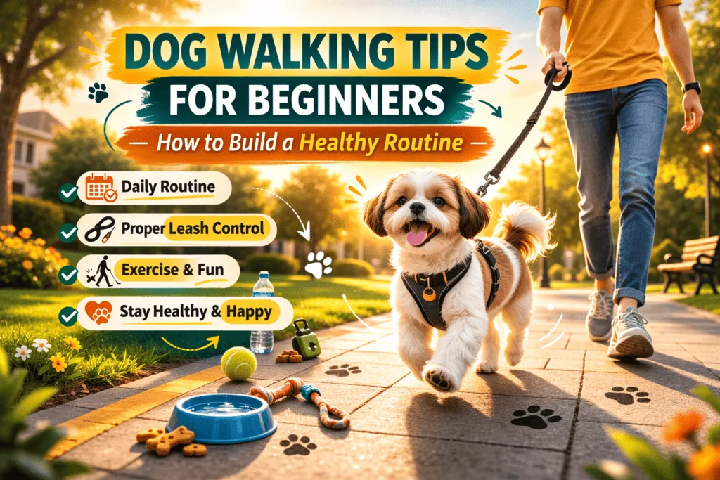 Dog Walking Tips for Beginners: How to Build a Healthy Routine