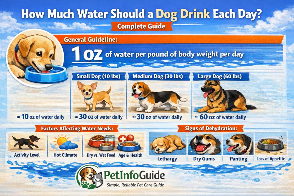how much water should a dog drink each day? Complete guide
