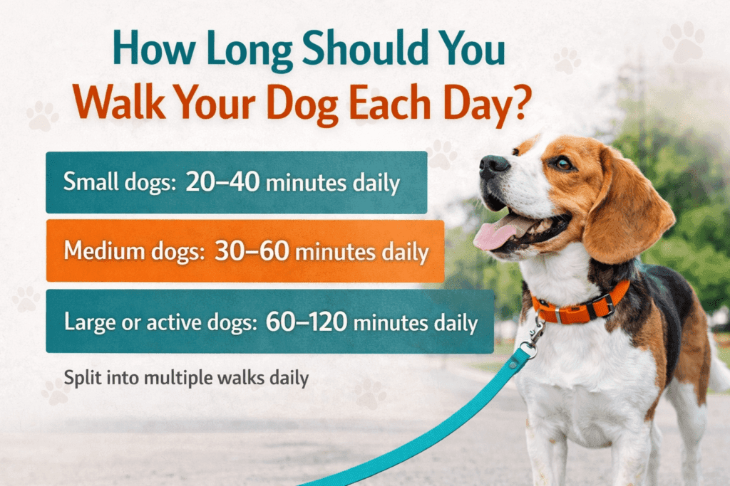 How Long Should You Walk Your Dog Each Day?