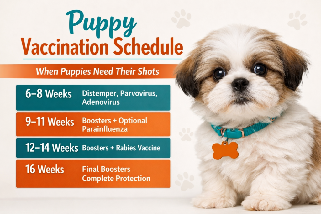 Puppy Vaccination Schedule: Complete Guide for New Dog Owners (2026)