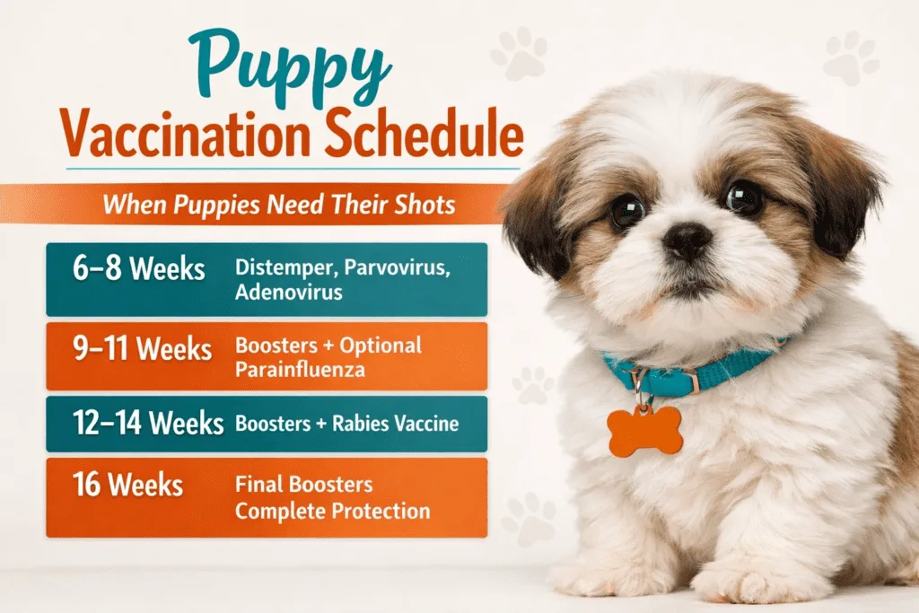 Puppy Vaccination Schedule: Complete Guide for New Dog Owners (2026)