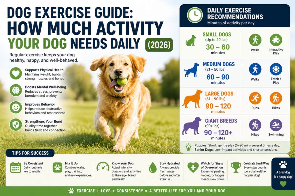 Dog Exercise Guide: How Much Activity Your Dog Needs Daily