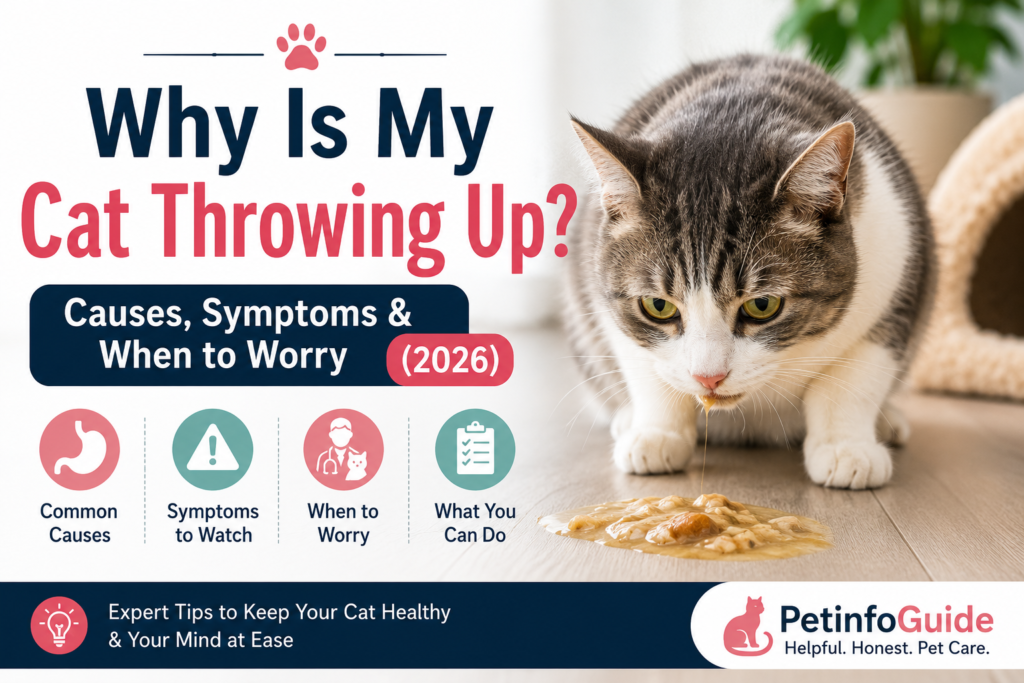 why is my cat throwing up